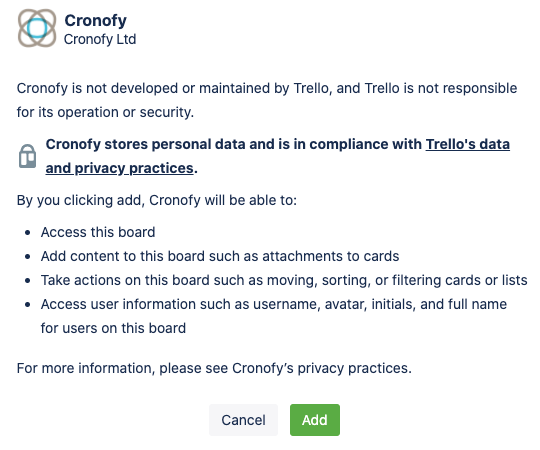 cronofy trello